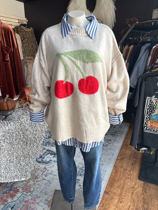 With A Cherry On Top Sweater