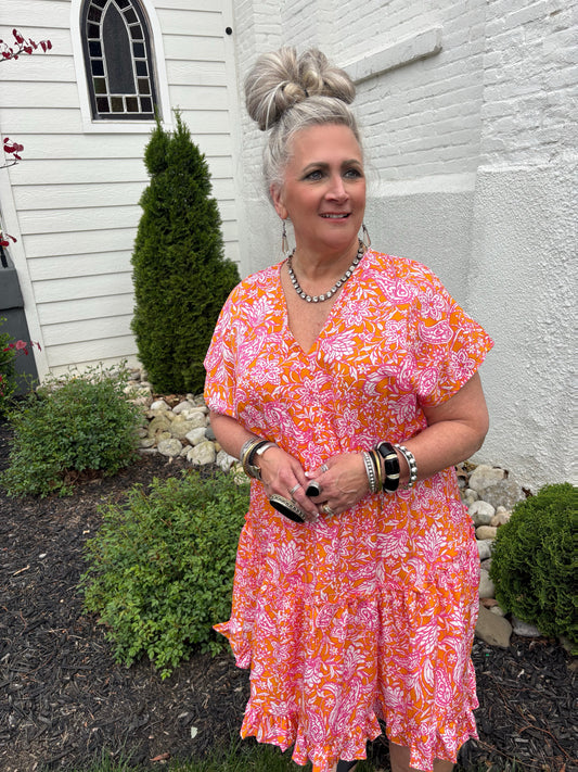 Flutter And Flounce Dress