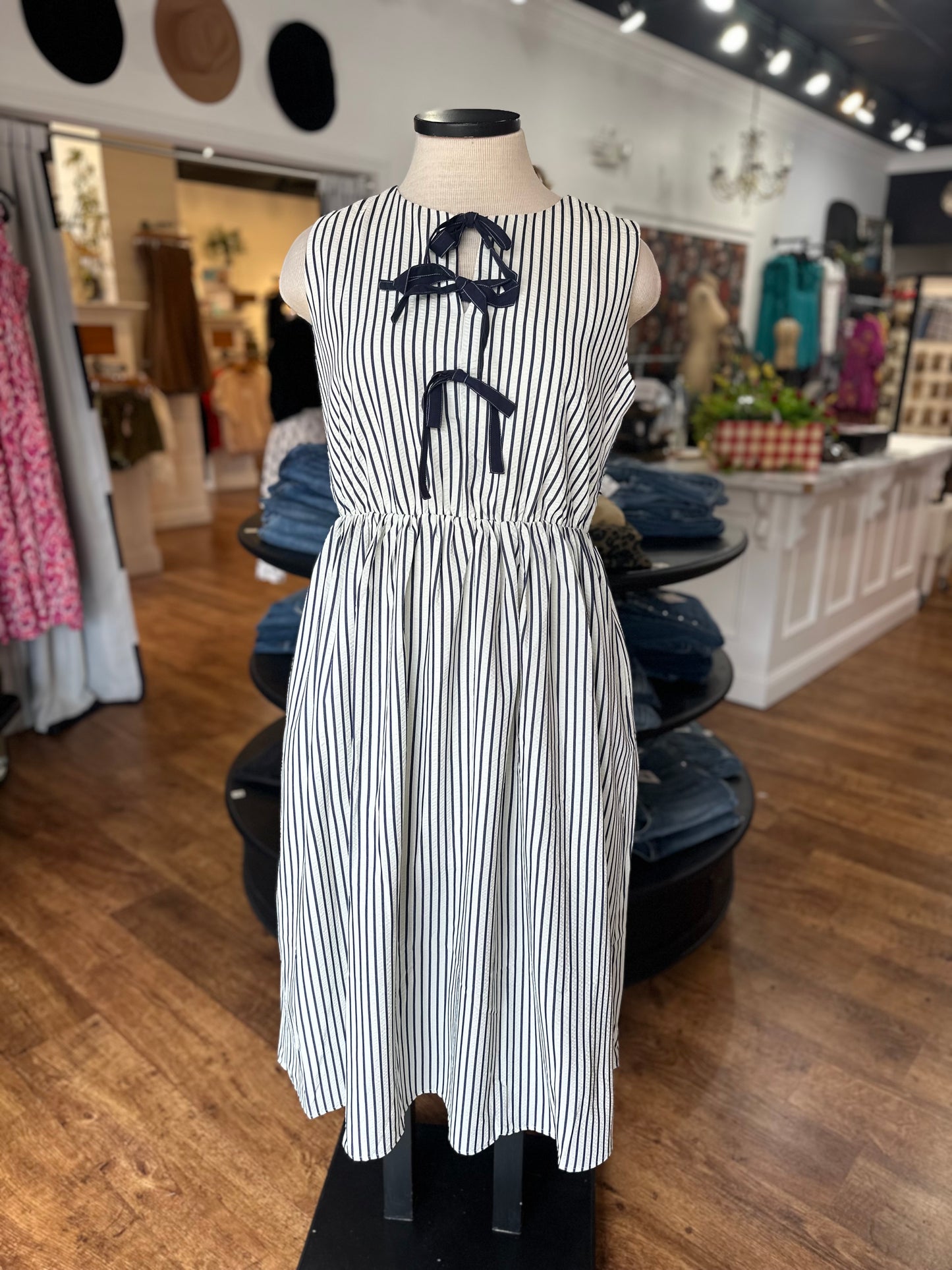 Start Of Something Striped Dress