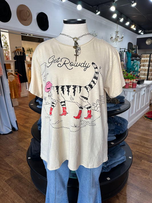 Jaded Gypsy Moon Dance Tee ~ Get Rowdy