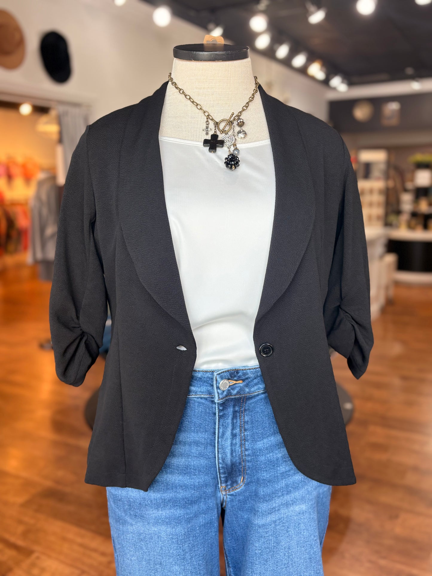 Midtown Muse Black Blazer