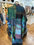 Take On The World Patchwork Kimono