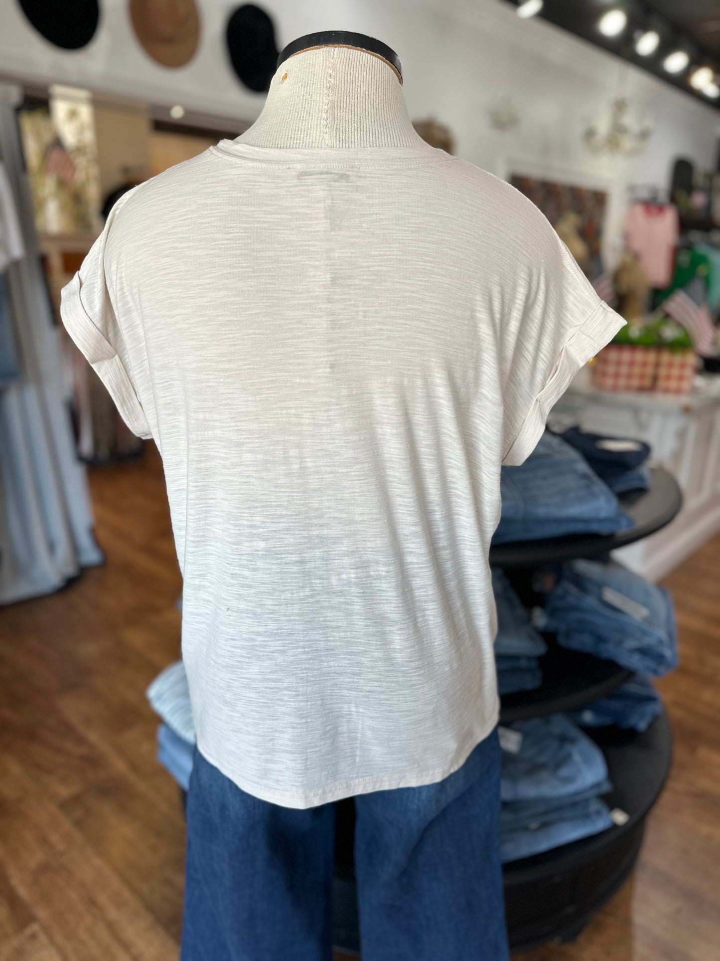 All The Best Tee Shirt ~ Sand Beige