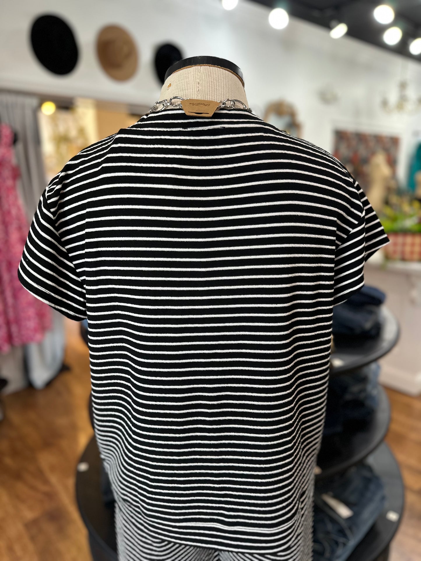 Stay in The Know Striped Top