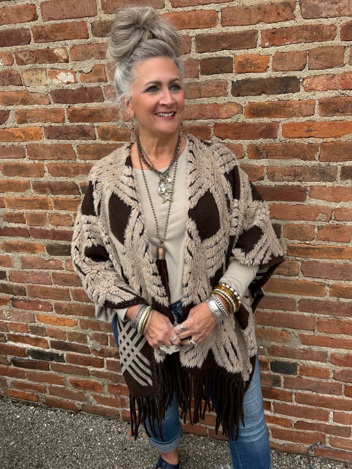Always Adrift Fringe Wrap