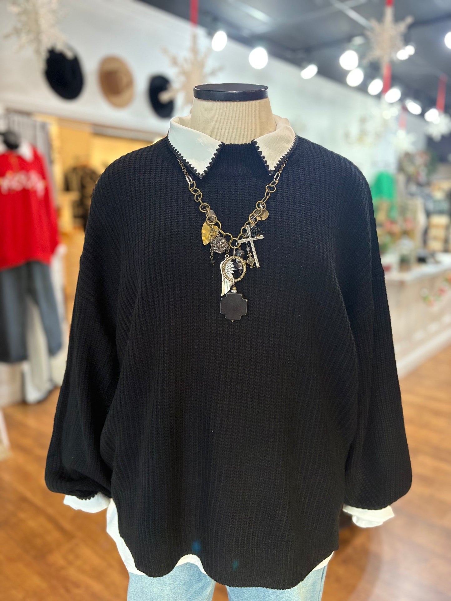 Cozy Couture Black Sweater