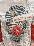 Actually I Can Graphic Tee