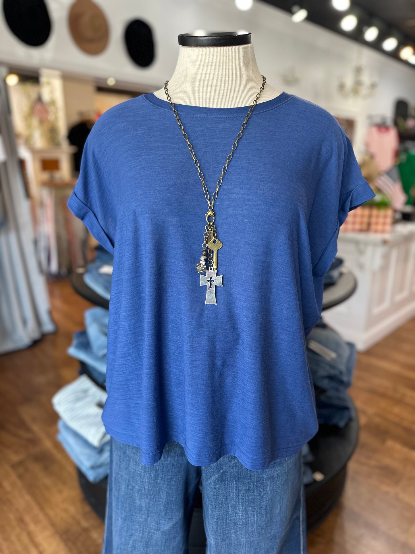 All The Best Tee Shirt ~ Light Navy