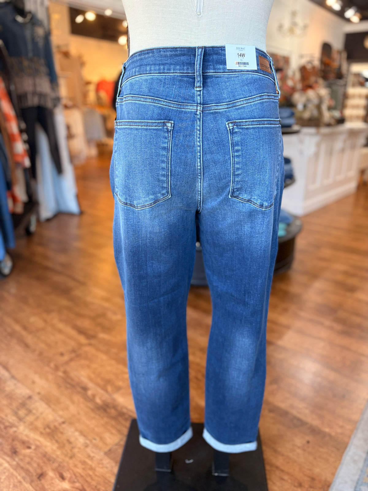 Judy Blue Cuffed Slim Fit Jean ~ CLARA