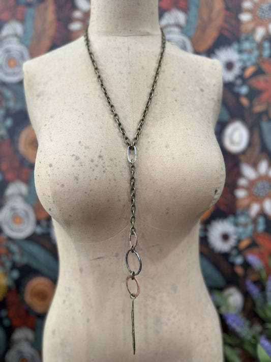 Mixed Signal Chain Necklace