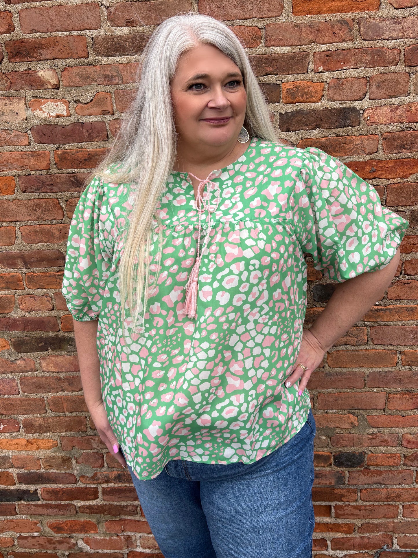 Say It With Grace Puff Sleeve Top