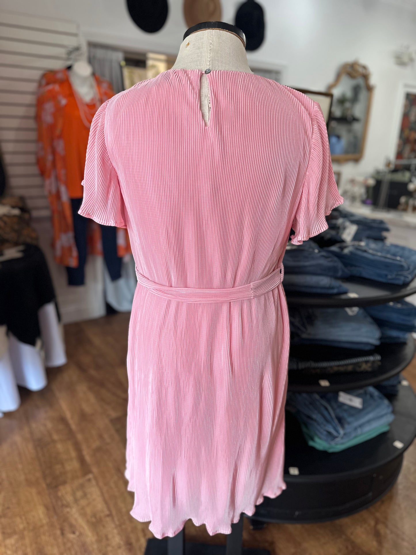 Getting Closer Pleated Dress