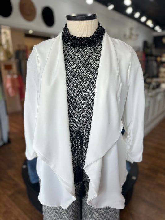 Simply Sophisticated Blazer ~ White