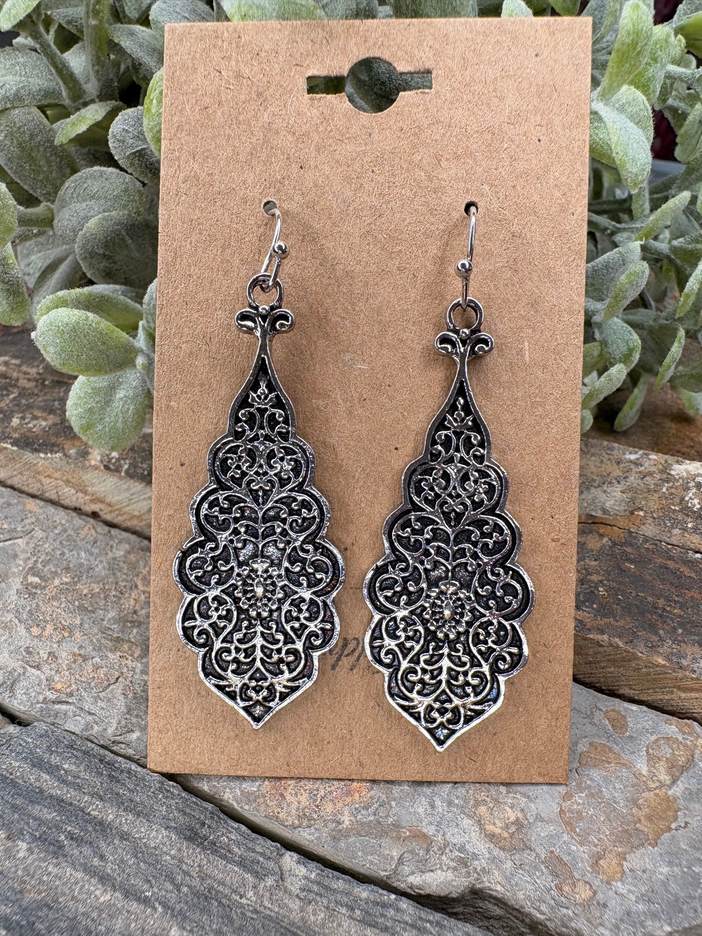 Heirloom Filigree Drop Earrings