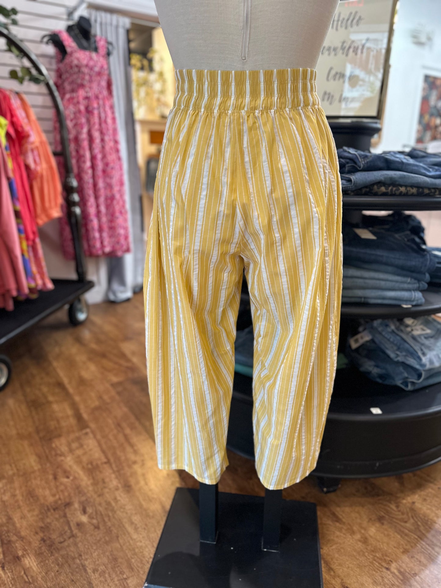 Full Of Life Striped Pants