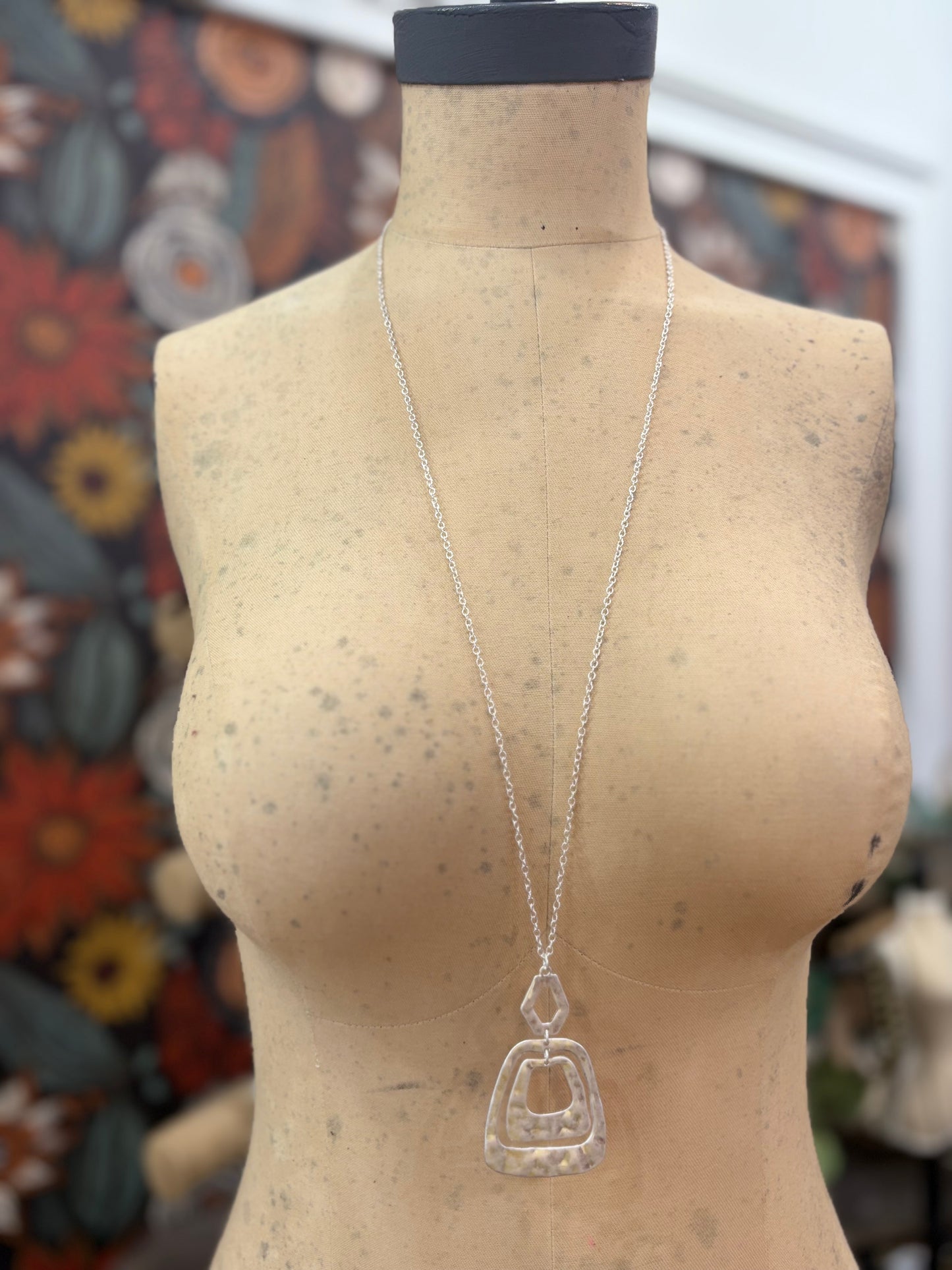 Textured Eclipse Necklace