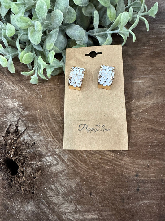 Made For More Floral Hoop Earrings