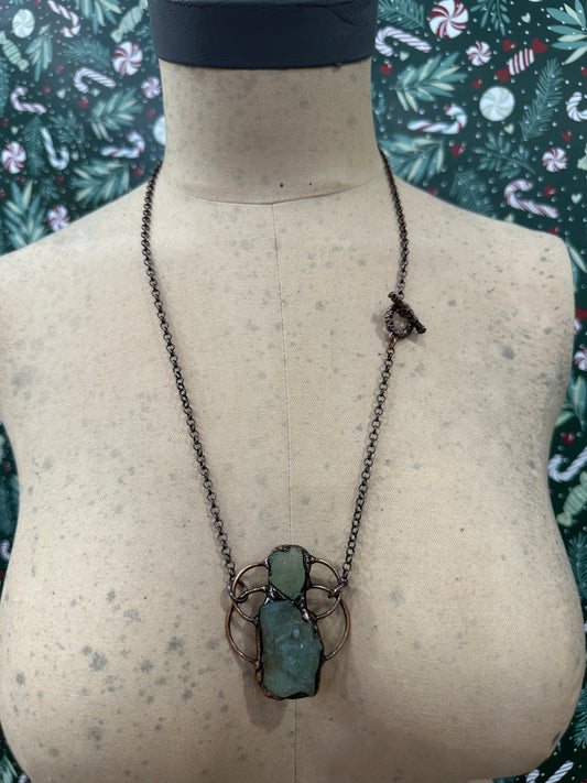 Back To The Start Natural Stone Necklace