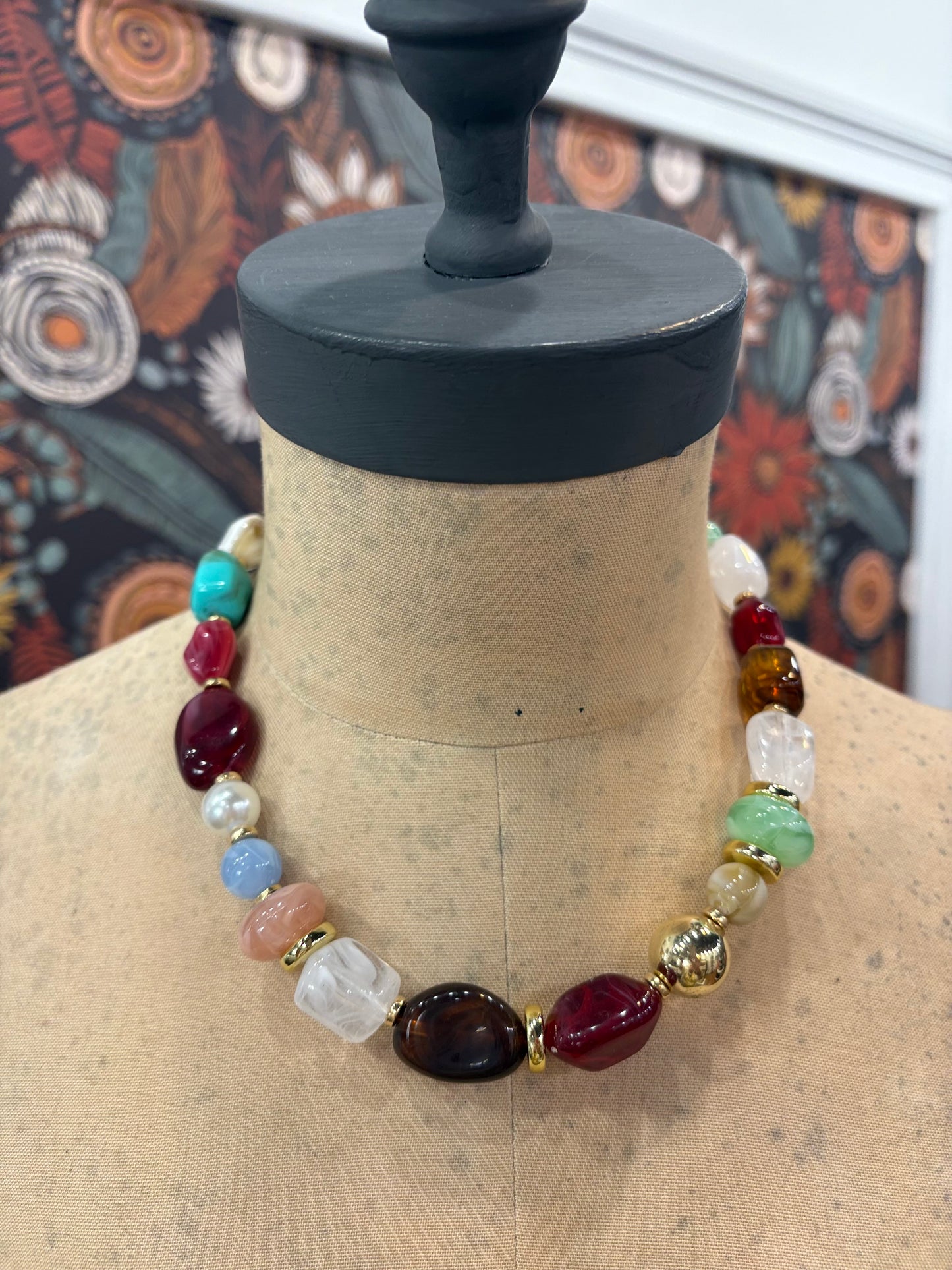 Desert Candy Beaded Necklace