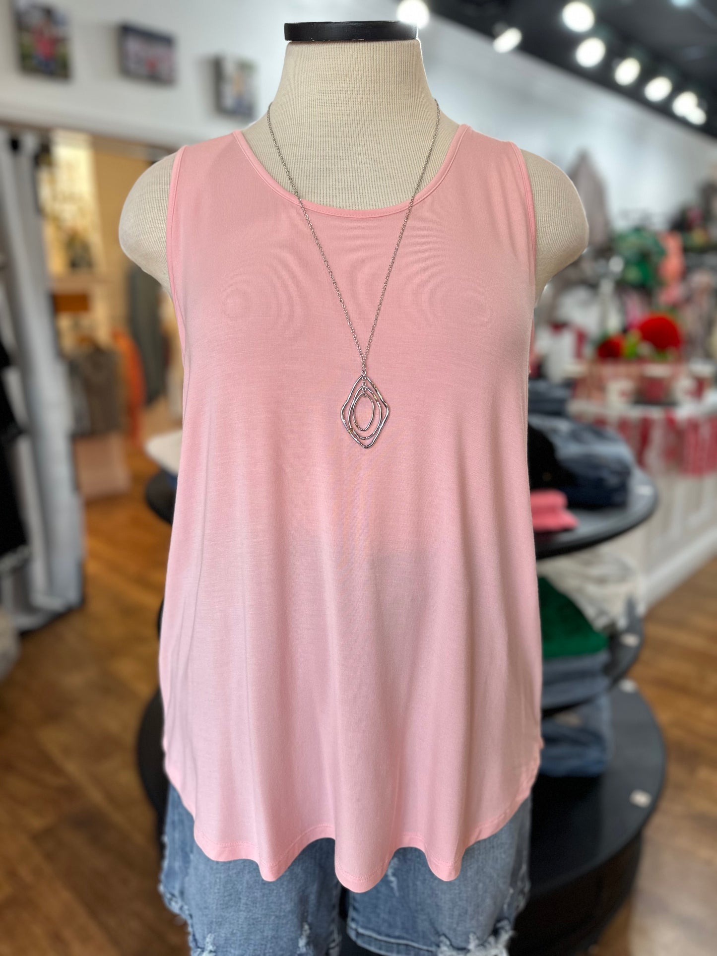 Sunshine Needed Tank ~ Dusty Pink