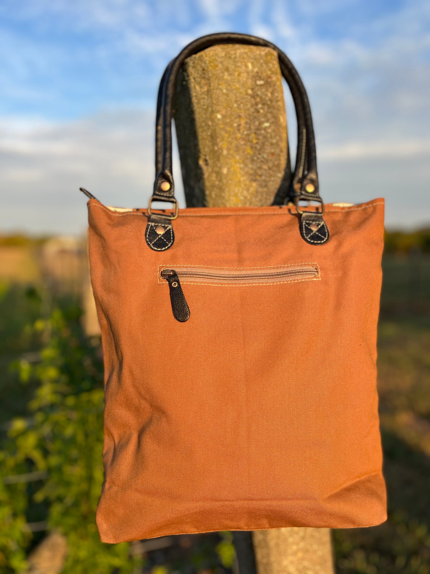 Myra M-Vintage Tote Bag