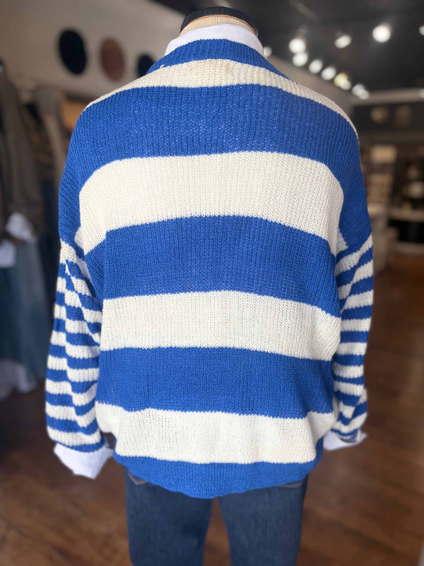 New You Striped Sweater