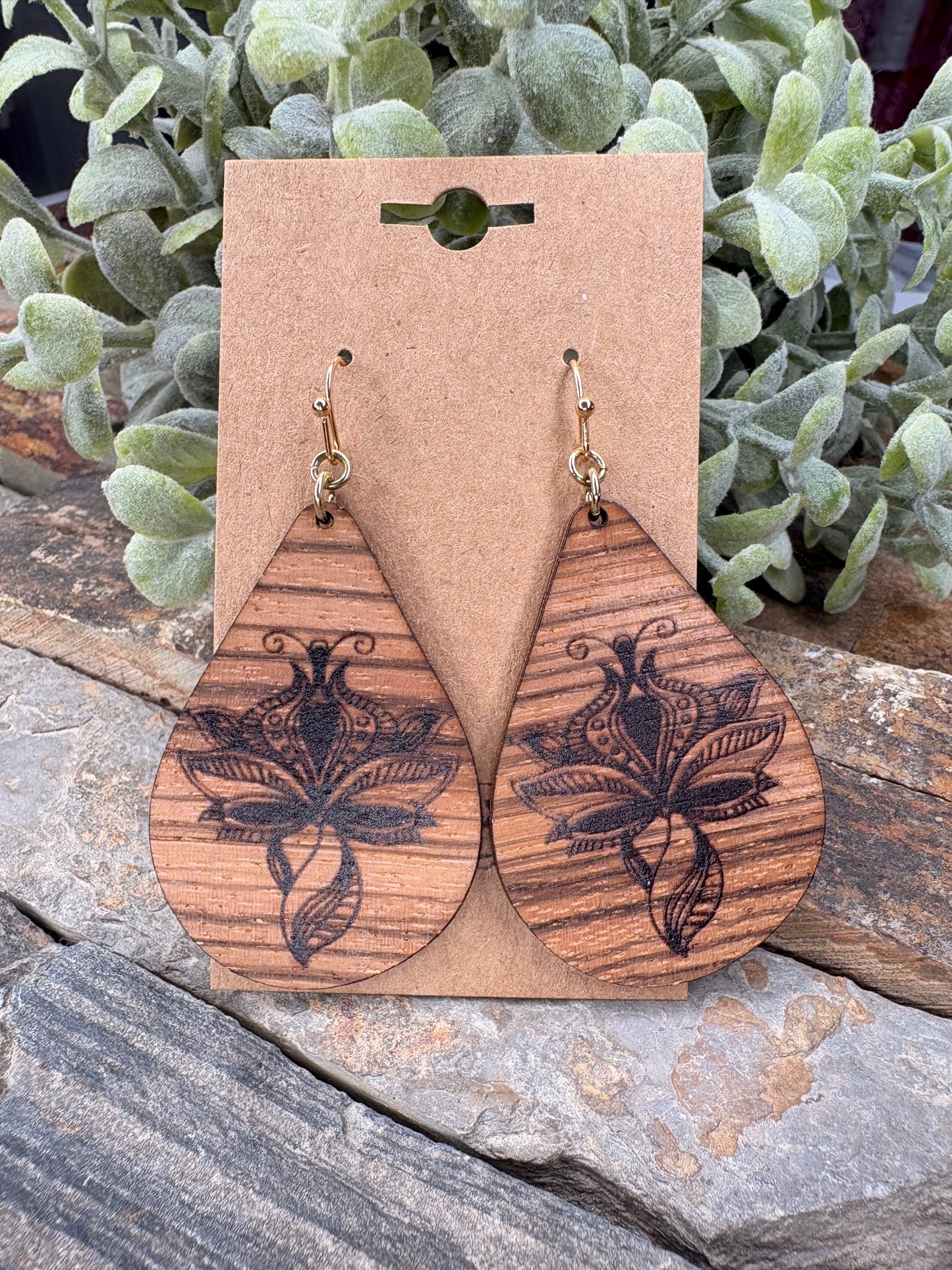 Woodland Etch Earrings