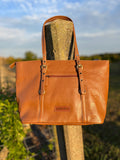 Myra Ryerson Peak Leather & Hairon Bag