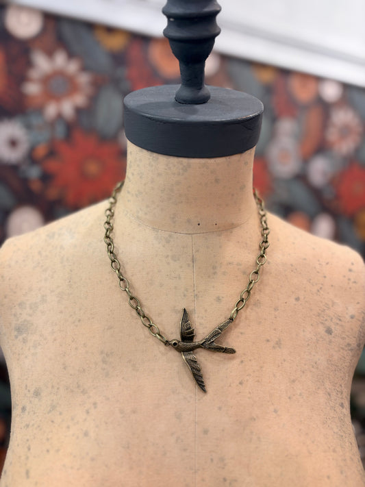 Enchanted Flight Bird Necklace
