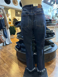 Judy Blue Mid Rise Straight Leg Fray Hem Jean ~ EVE