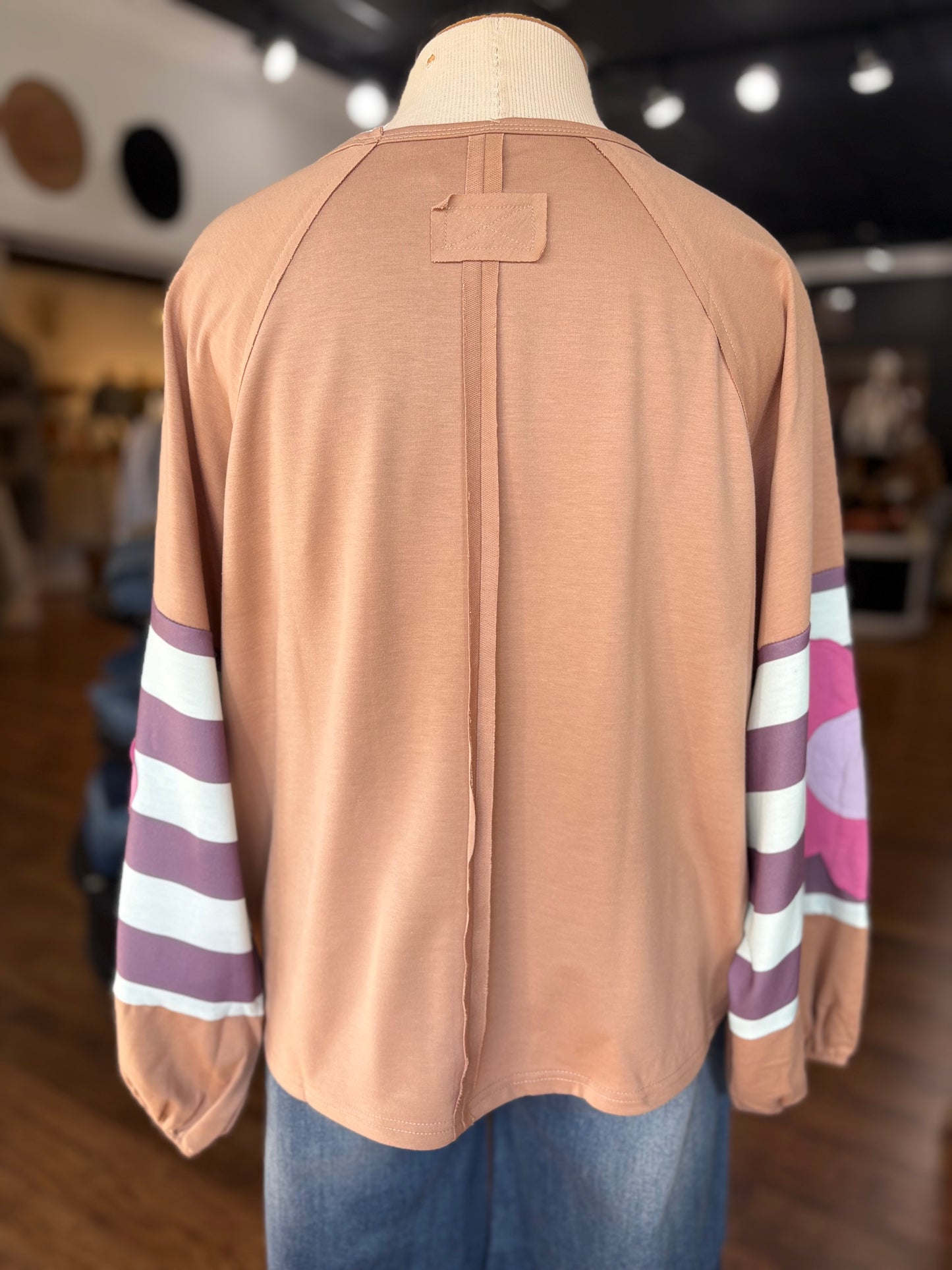 Flower Power Patchwork Sweatshirt