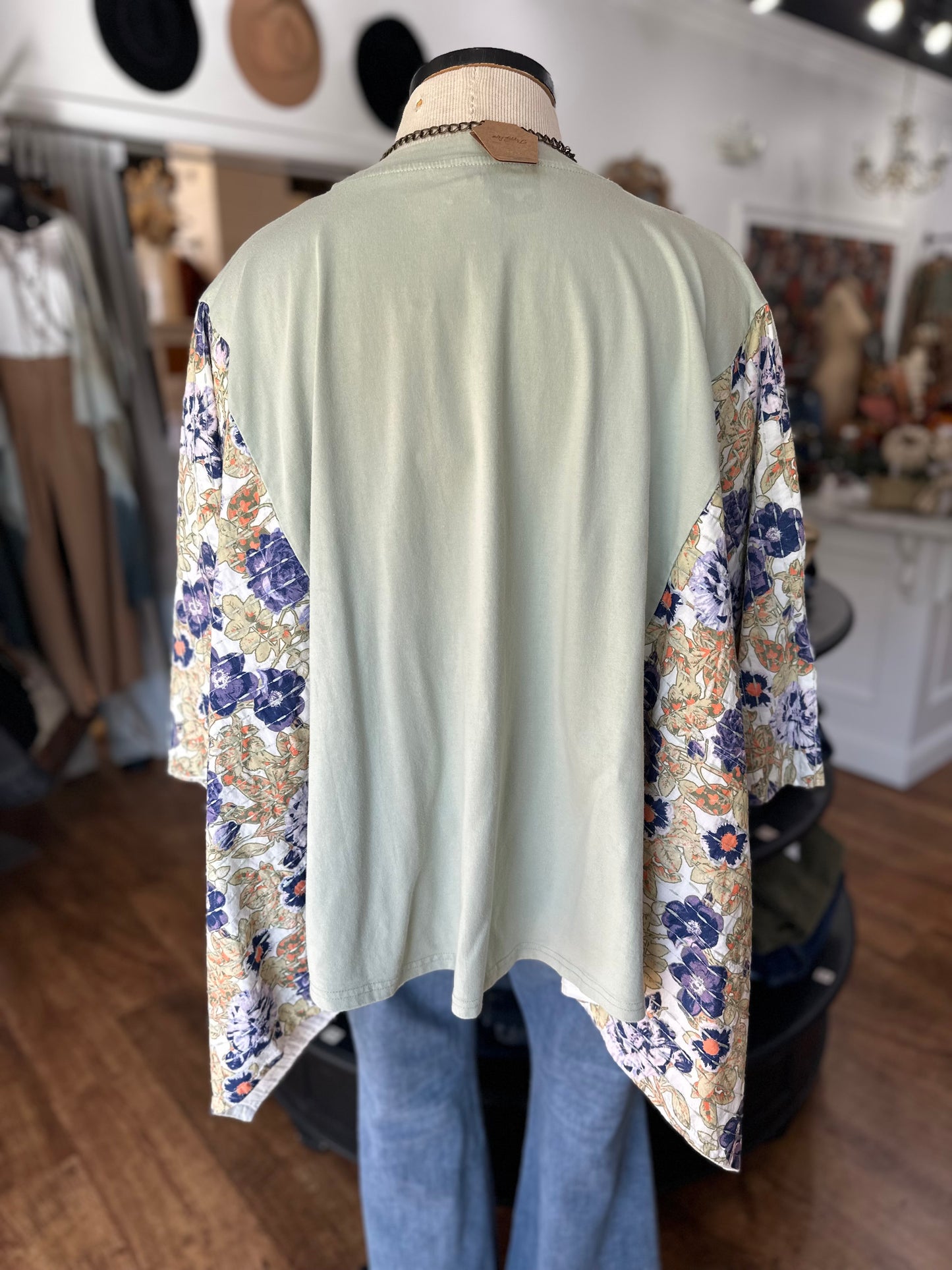 Retro Rock N Roll Poncho Top
