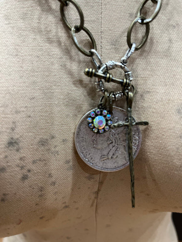 Pretty Penny Vintage Coin Necklace