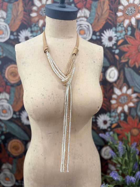 Full Attention Beaded Necklace