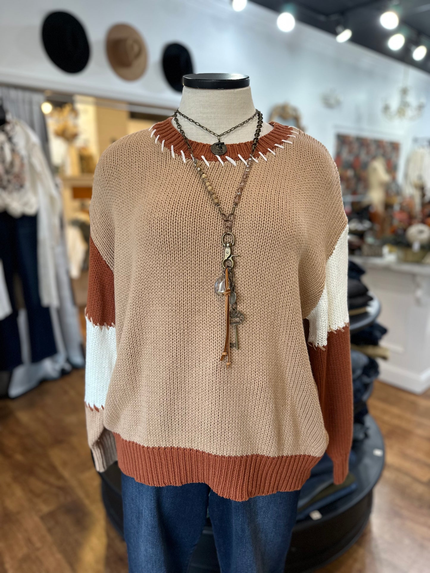Around The Block Sweater