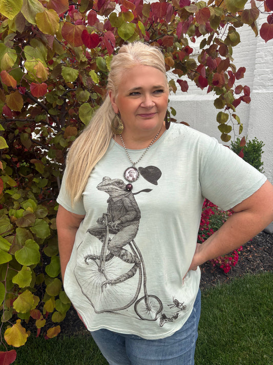 Jaded Gypsy Moon Dance Tee Mint ~ Chasing Dreams