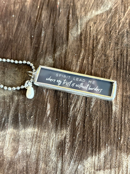 Soundtrack Of My Life Necklace ~ Spirit Lead Me