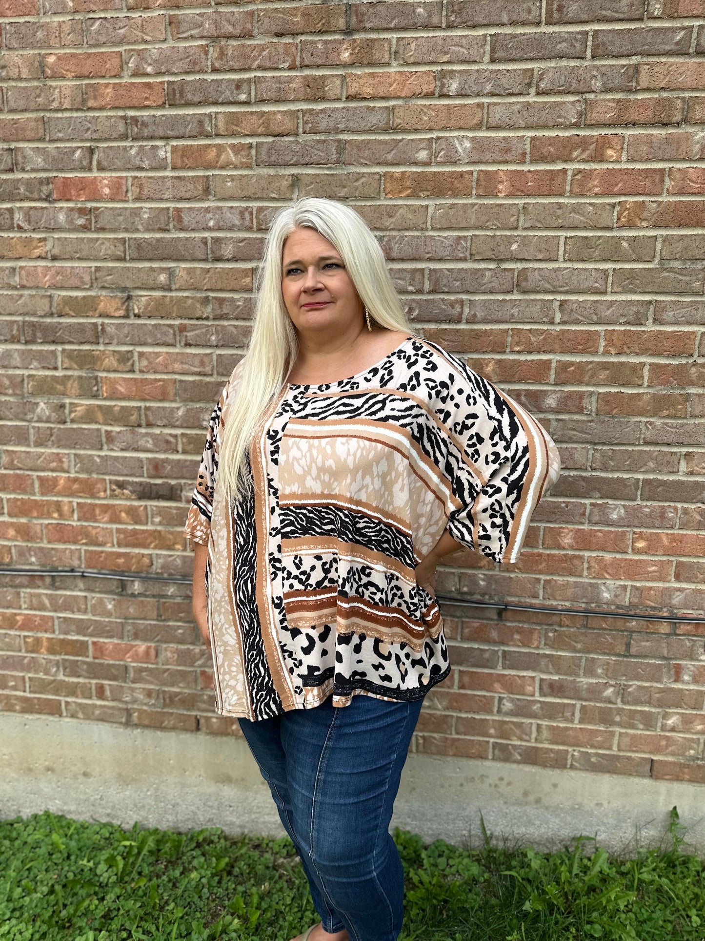 Claim To Fame Kimono Sleeve Top