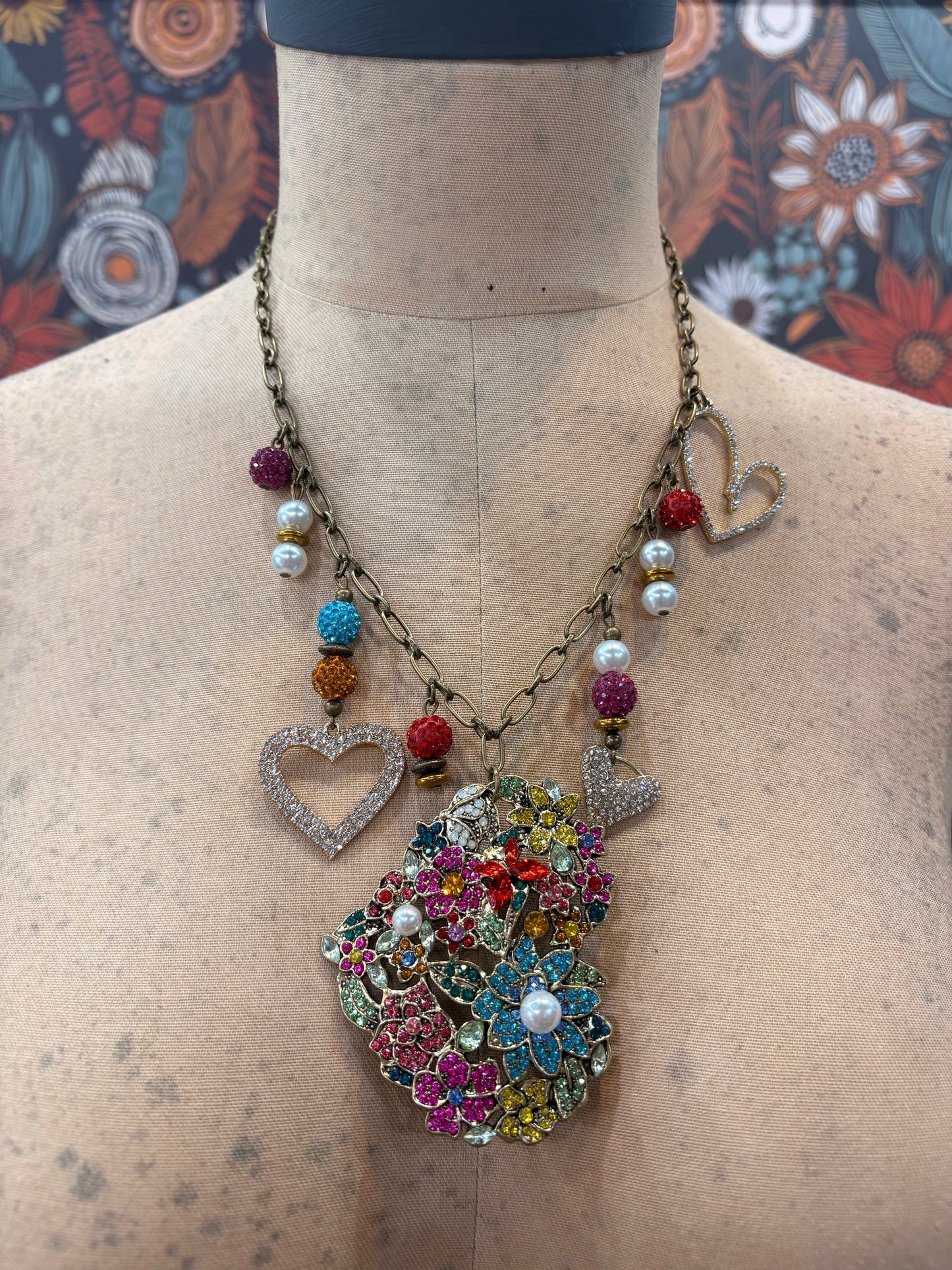 I Can Buy Myself Flowers Charm Necklace
