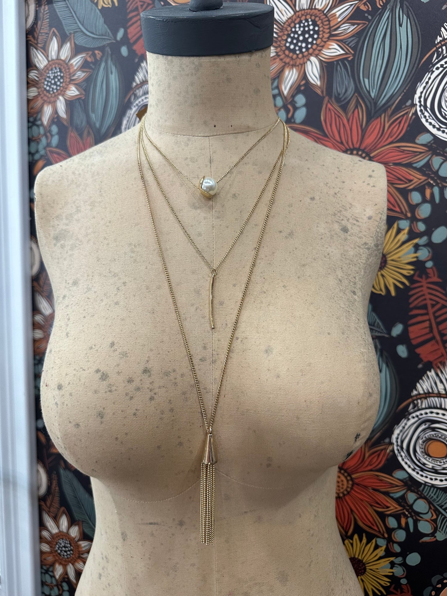 Stepping Up Tassel Necklace