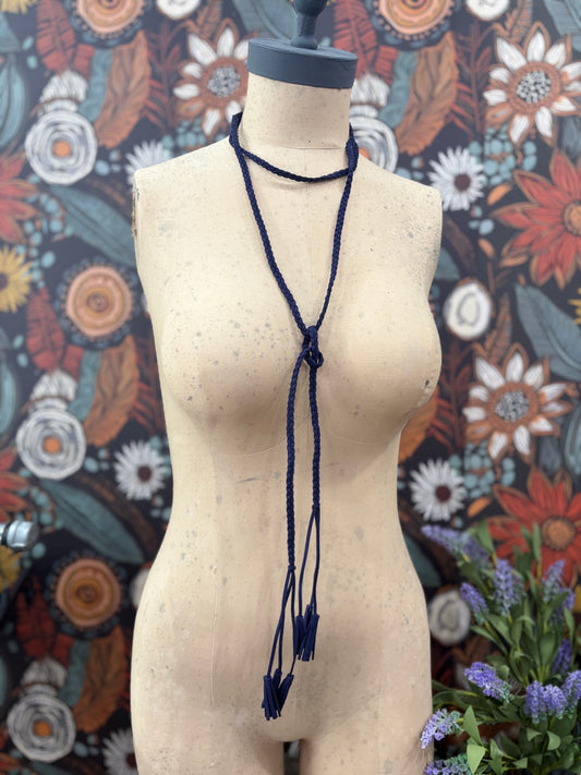Wish Me Well Braided Lariat Necklace
