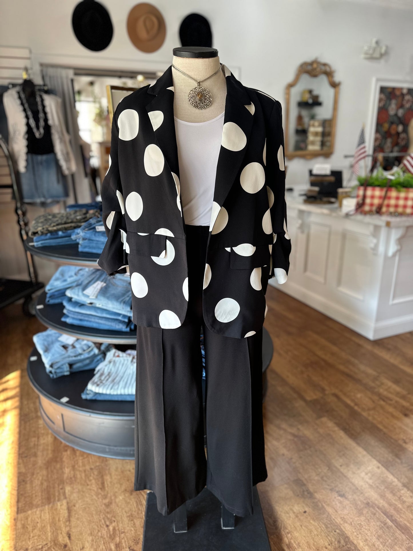 Simply Spotted Blazer