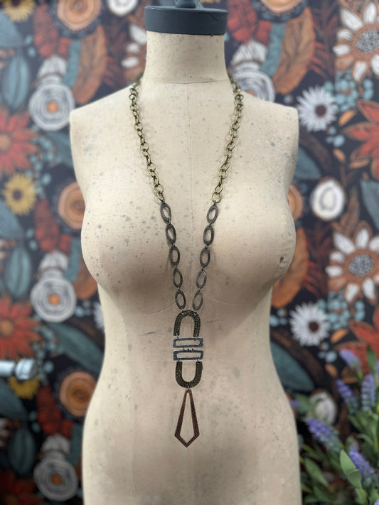 Couldn't Resist Linked Ovals Necklace