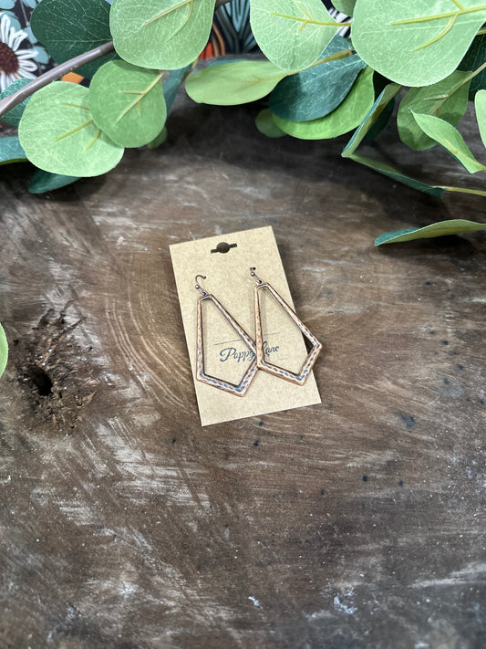 Full Of Love Hammered Earrings
