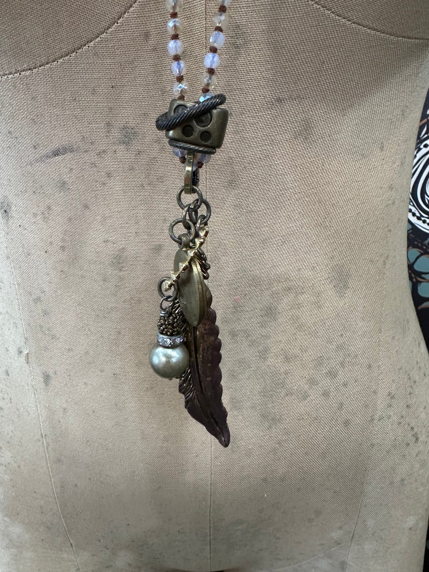 Keep It Coming Charm Necklace / Art by Amy