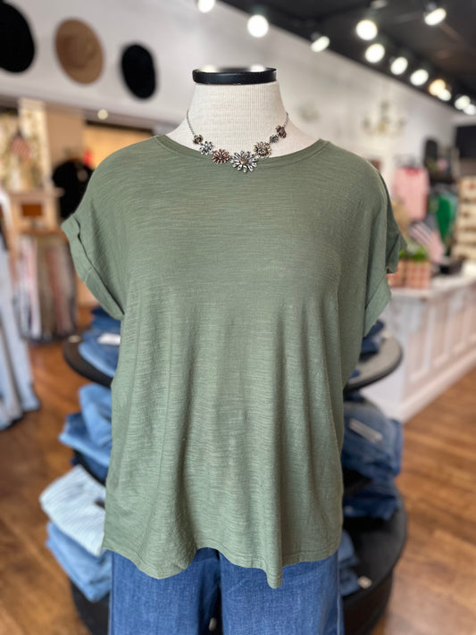 All The Best Tee Shirt ~ Light Olive