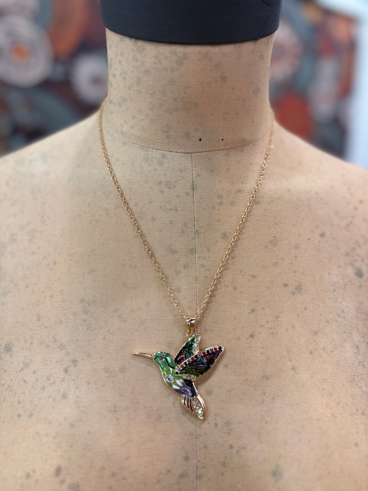 Flit & Flutter Hummingbird Necklace