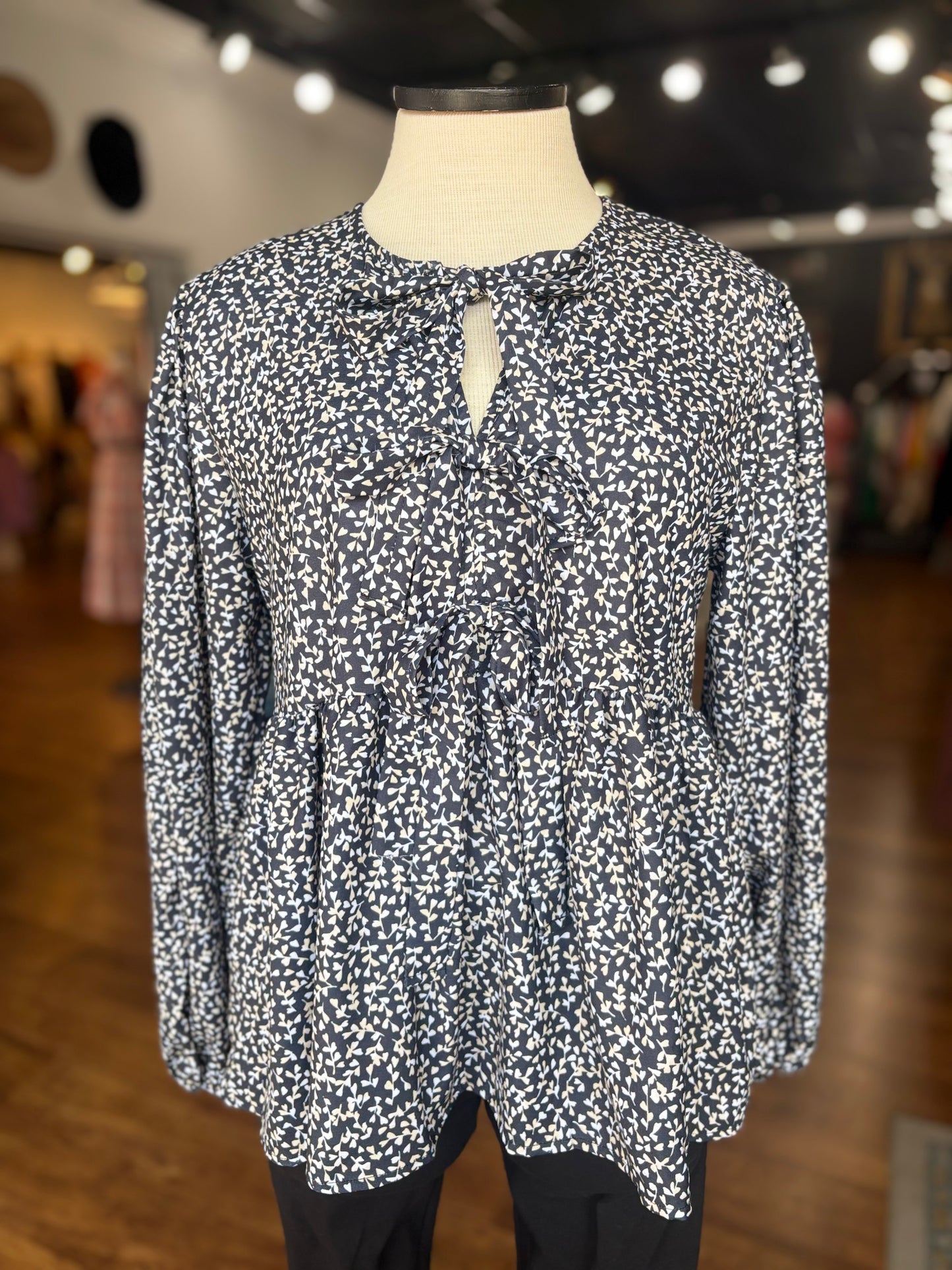 Wish For You Floral Peplum Top