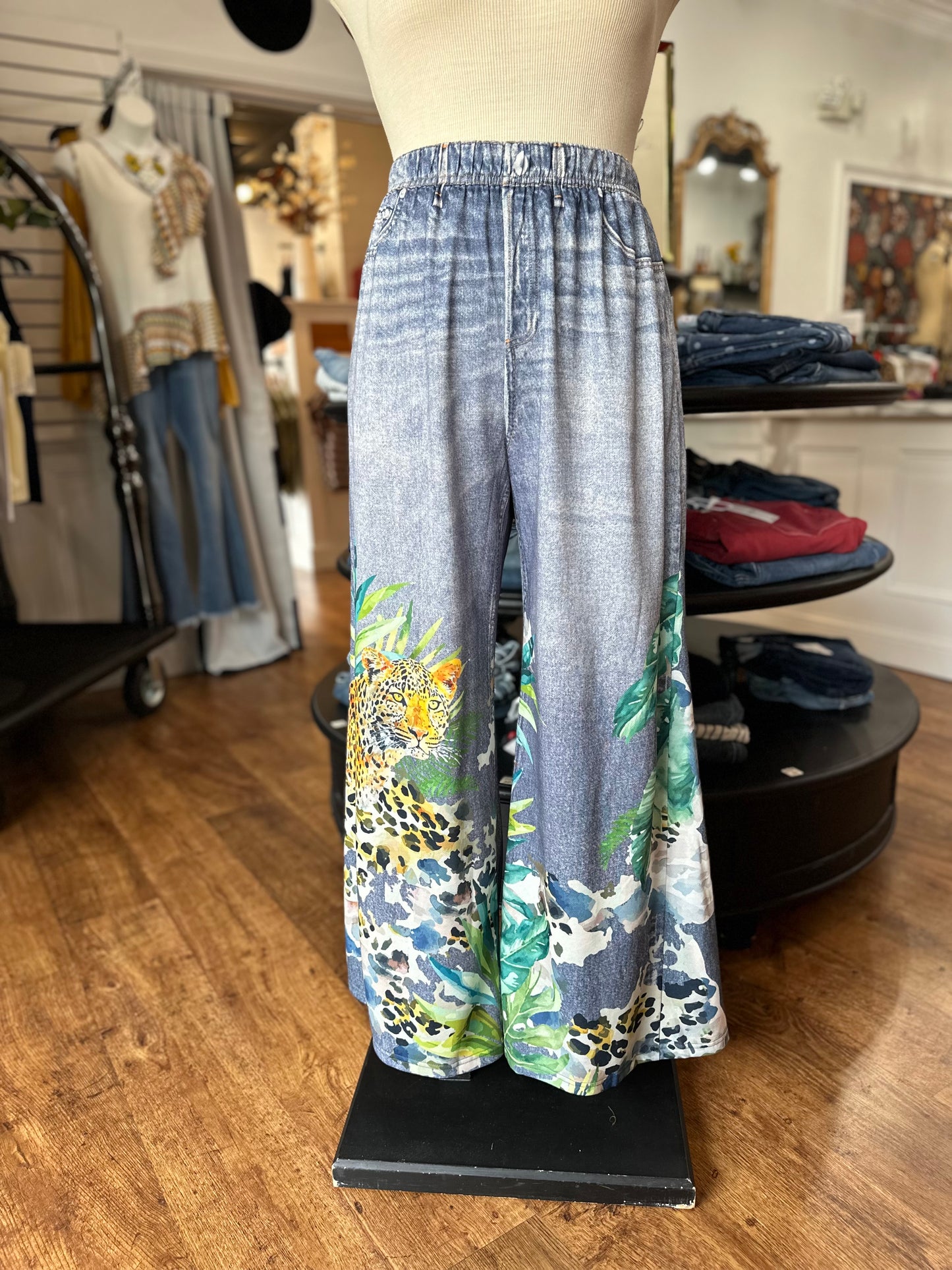 Jungle Fever Wide Leg Pants