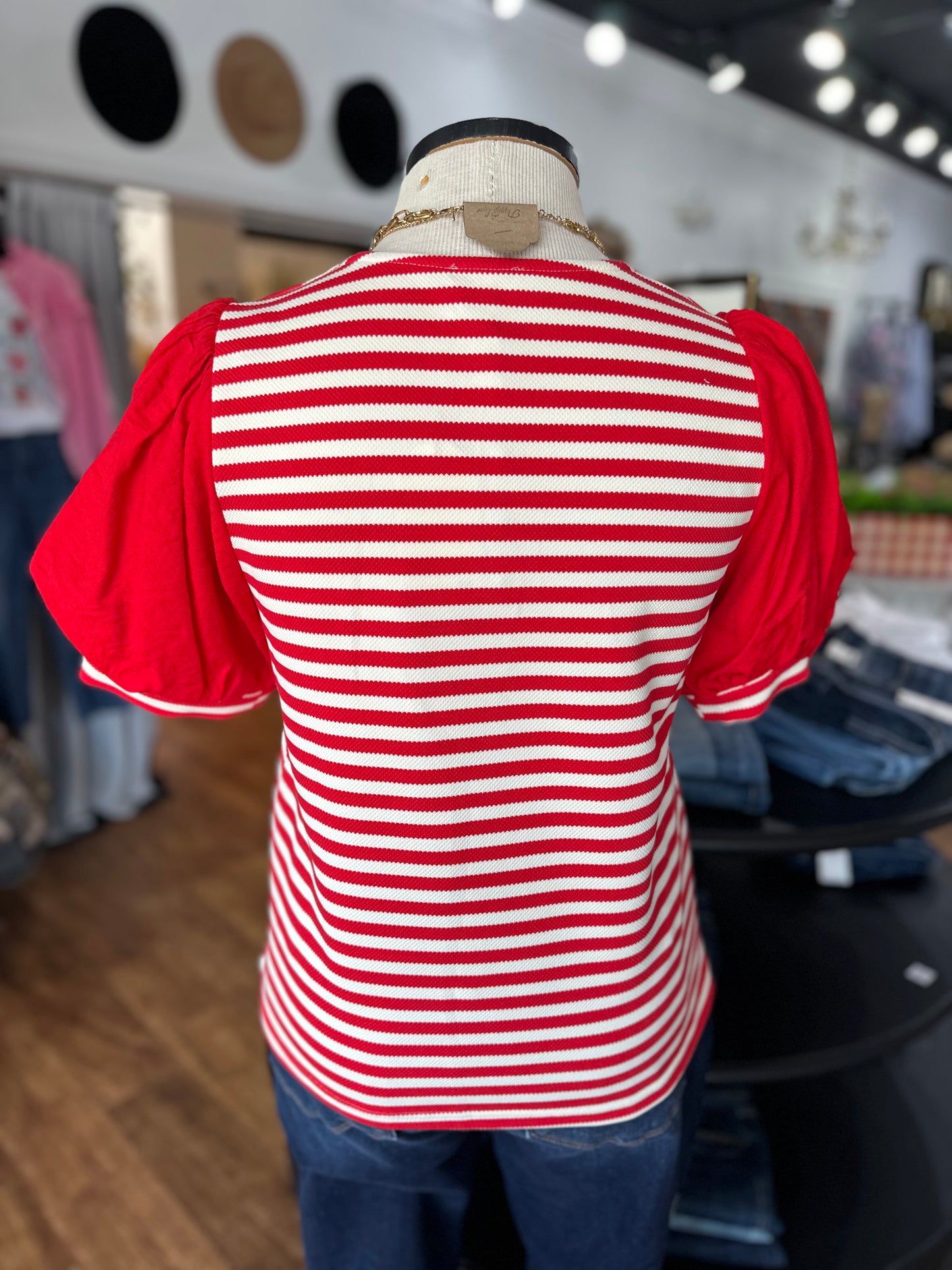 Stripe This Way Top
